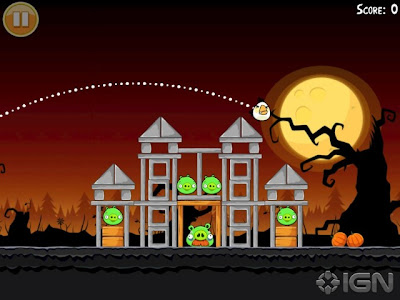 Angry birds in action Angry birds in action