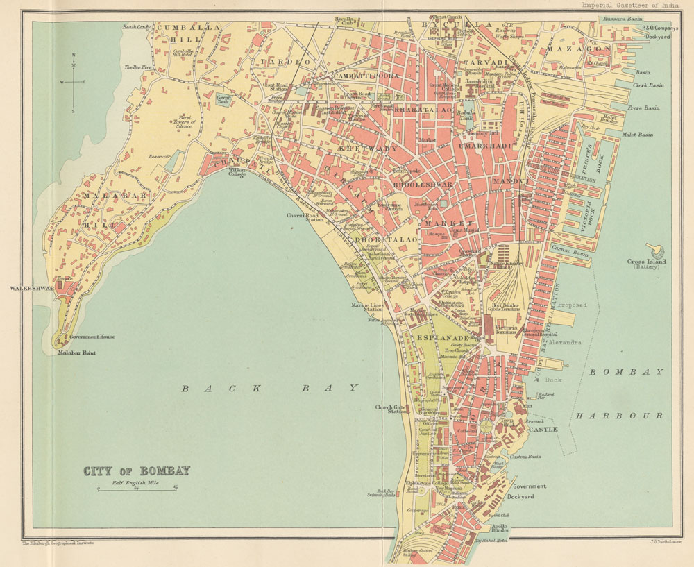 Map of Mumbai (Bombay), India (Maps of India) Jack Black