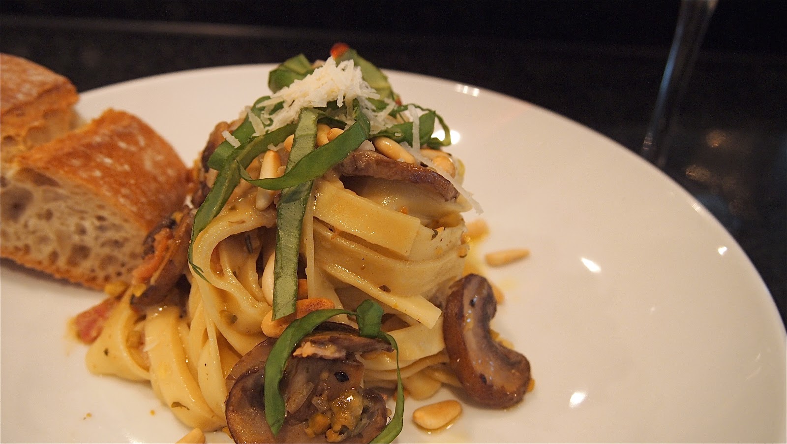 EpiCurious Generations Milan Relaxed Elegance and Mushroom Pasta