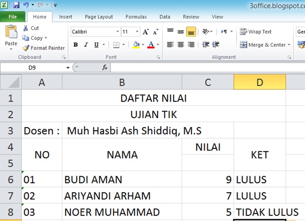 Aldi Septiana Rumus Rumus Libre Office Cals