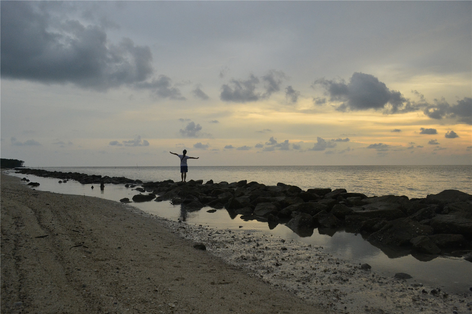 Gorgeous sunset in west coast Malaysia. Gorgeous sunset in west coast Malaysia.