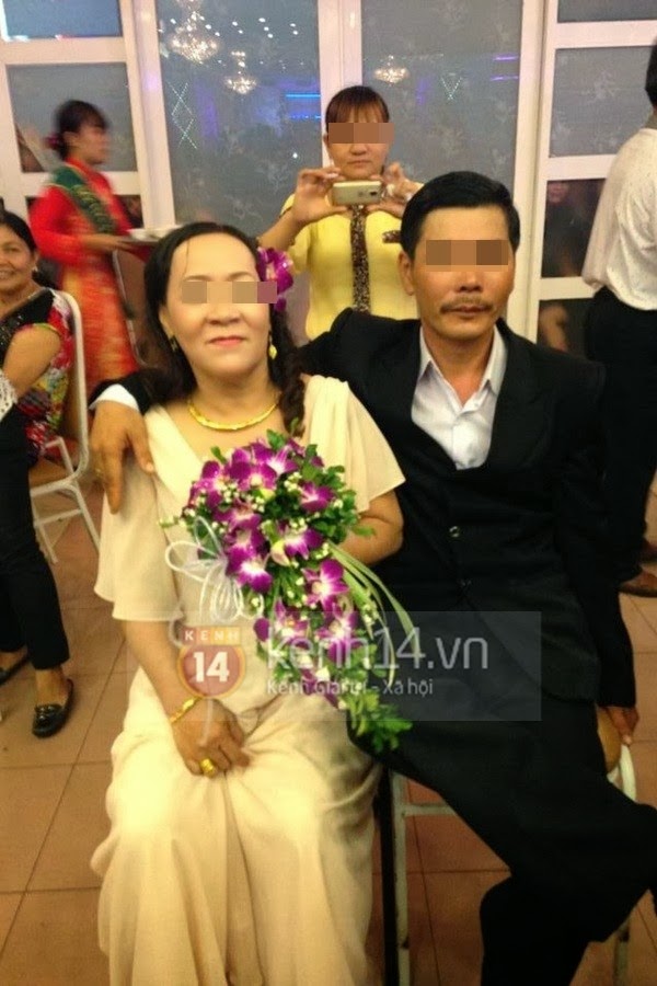 Lộ ảnh cô dâu 63 và chú rể 38