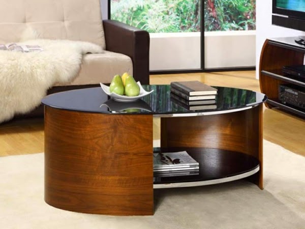 Featured image of post Black Glass Coffee Table With Storage - Modern tempered glass oval side coffee table center for living room tea cocktail with open storage shelf furniture clear transparent / black.