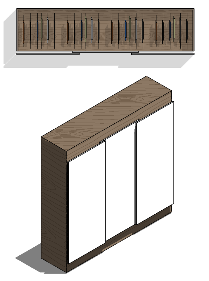 +Revit FAMÍLIA GUARDA ROUPAS