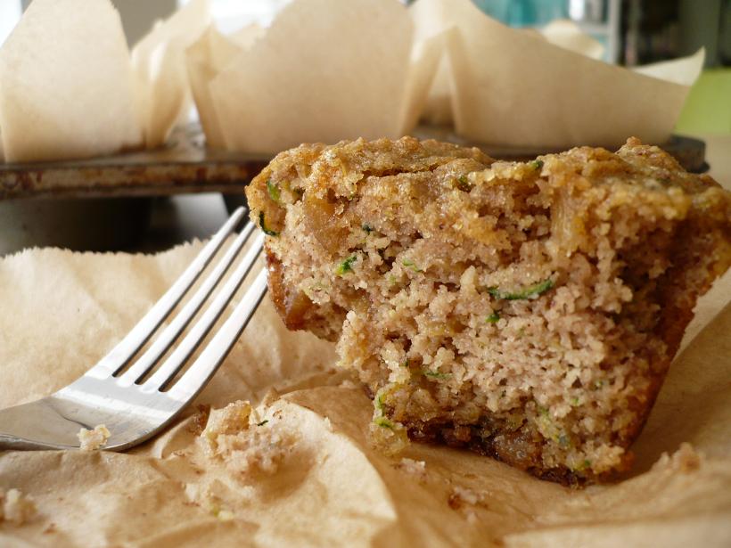 sweet miscellany Lemon Ginger Zucchini Muffins