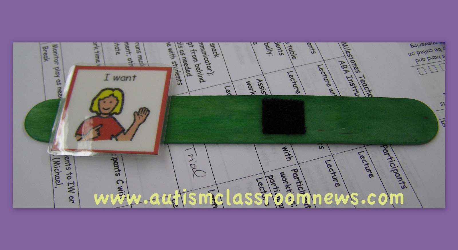 The Many Uses for Popsicle Sticks Setting Up an Autism Classroom