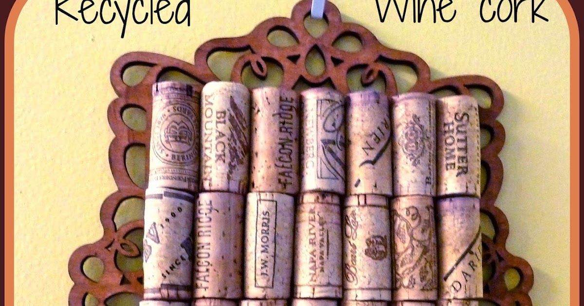 Make it easy crafts Recycled wine cork hanging trivet
