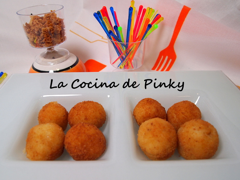 Croquetas De Cebolla Frita Y Queso