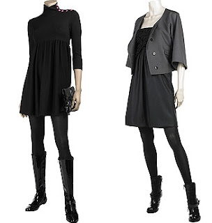 Vestido com Meia-calça looks de v