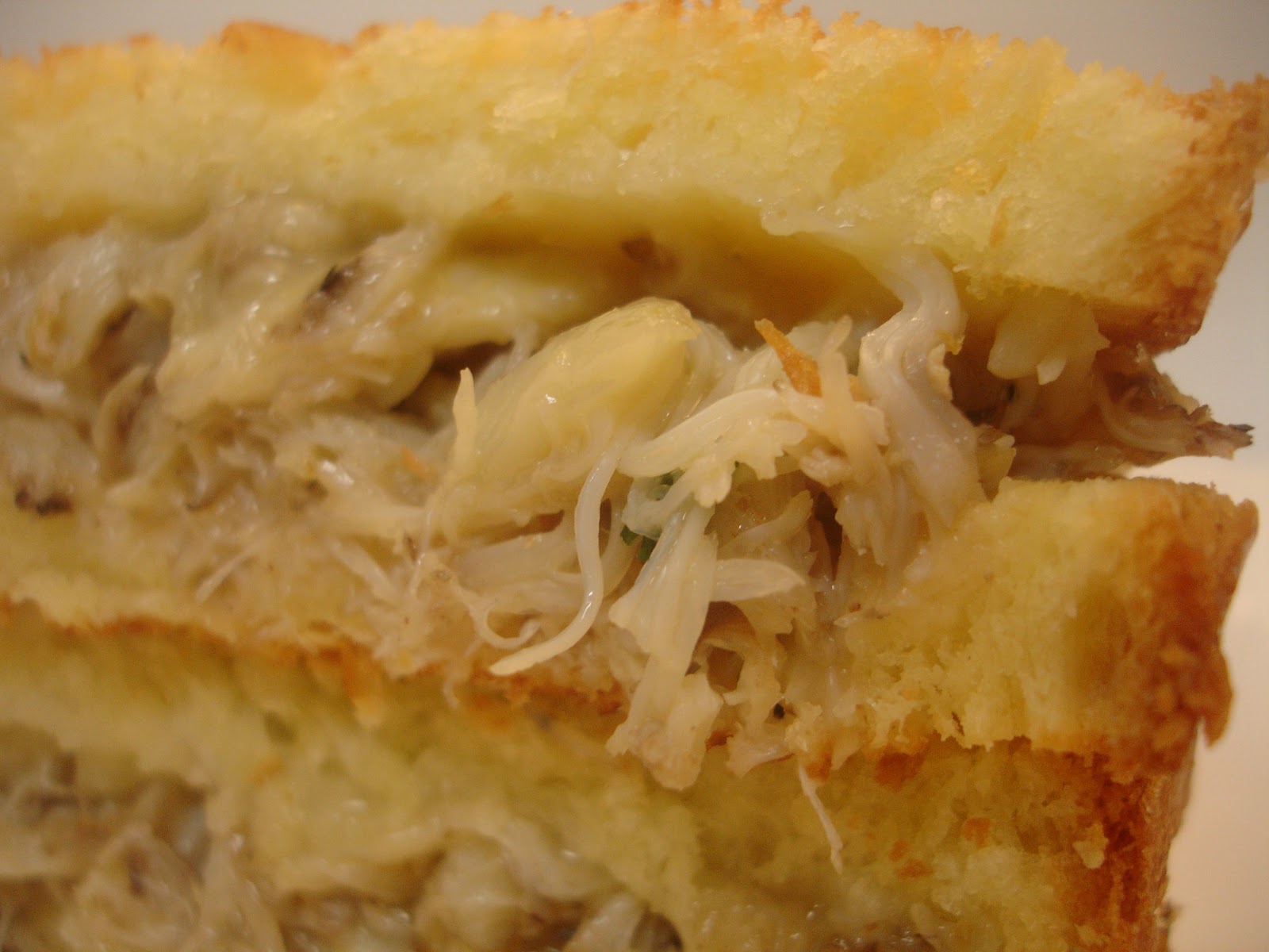 Don't Disturb This Groove Crab Grilled Cheese