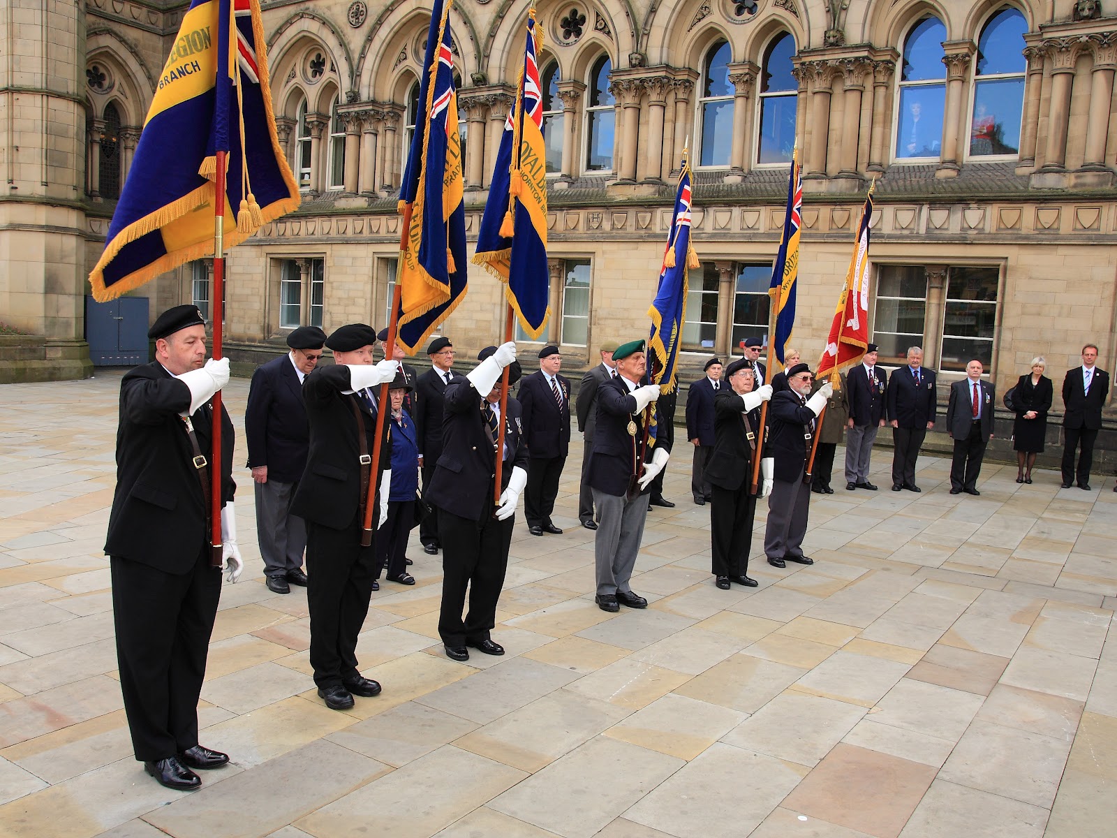 Bradford, My Town Royal British Legion Flag Raising Ceremony