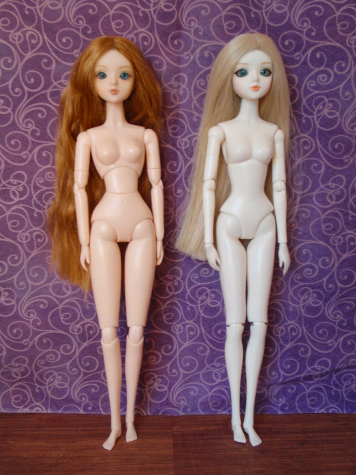 Doll Body Comparison: Pullip Type-3, Pullip Type-4