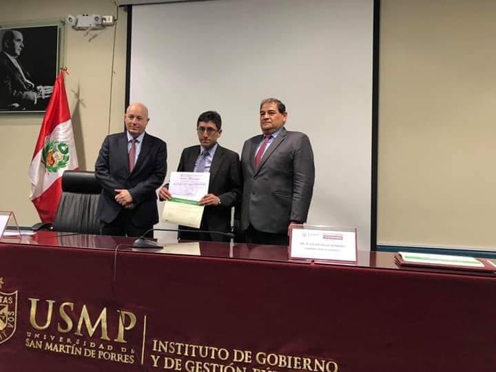 PREMIO LIDERASGO Y TRANSFORMACION  CAF Y USMP 2018