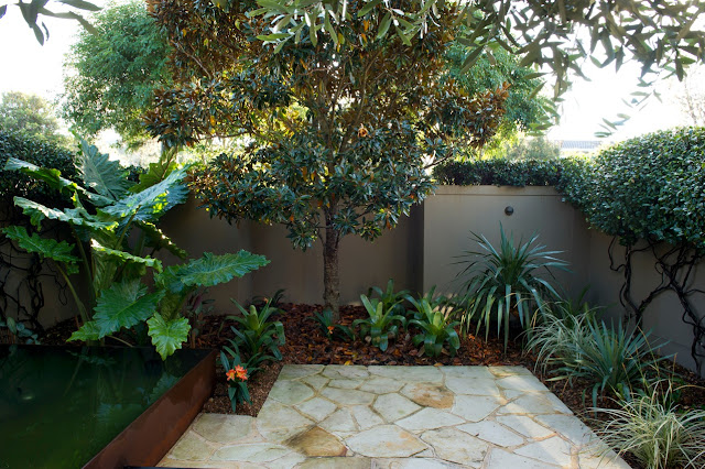 Garden design by: Courtyard garden