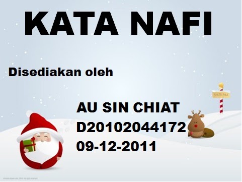 Bahasa Malaysia Tahun 4 Kata Nafi