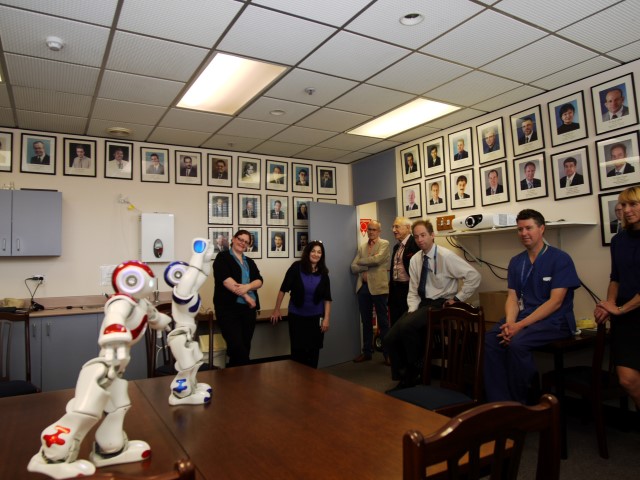 Sharing our Socially Assistive Robots with the Craniofacial Unit