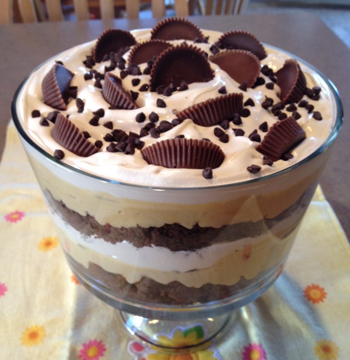 Cafe Hoffy Chocolate Peanut Butter Trifle Dessert
