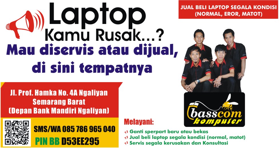 jual beli laptop rusak di semarang