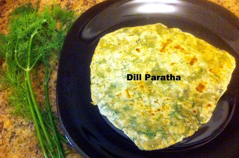 DeSaKa's World Dill Paratha for kids / Dill Flatbread for kids