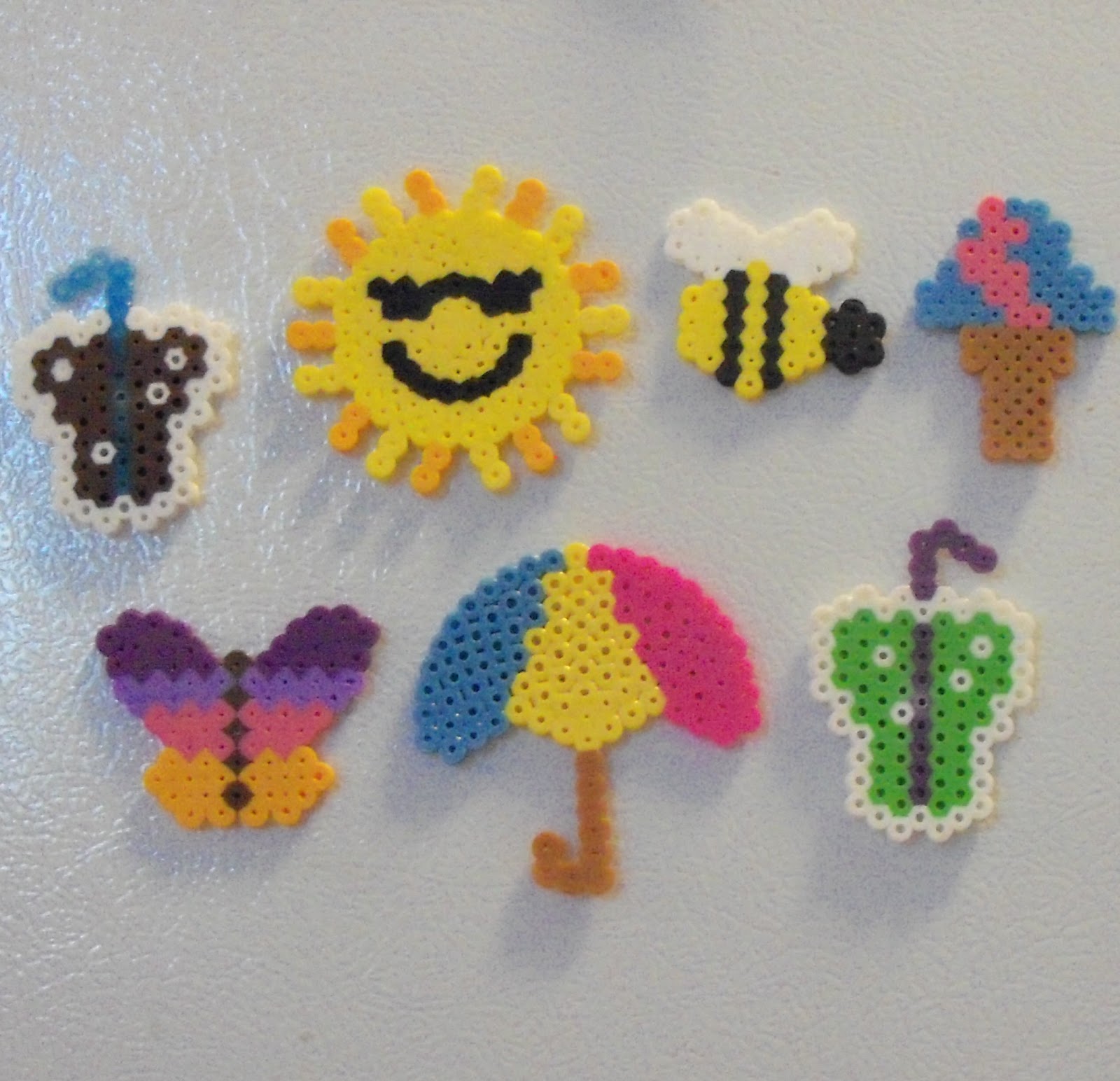 Amber's Craft a Week Blog Fuse Bead Spring