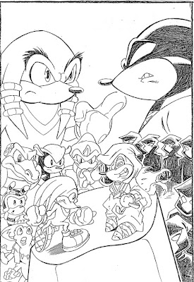 Sonic Coloring Pages