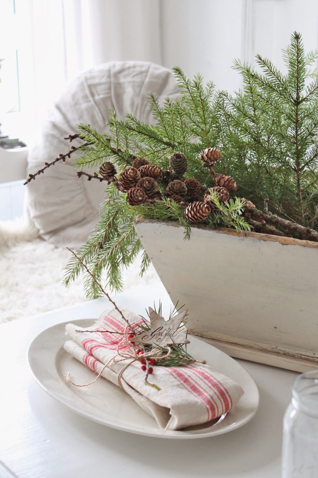 Vibeke design: norsk og bitte litt fransk rød jul....