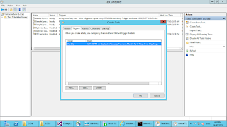 Create task powershell with task sheduler Create task powershell with task sheduler