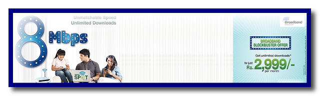 8Mbps Broadband Blockbuster Offer By PTCL