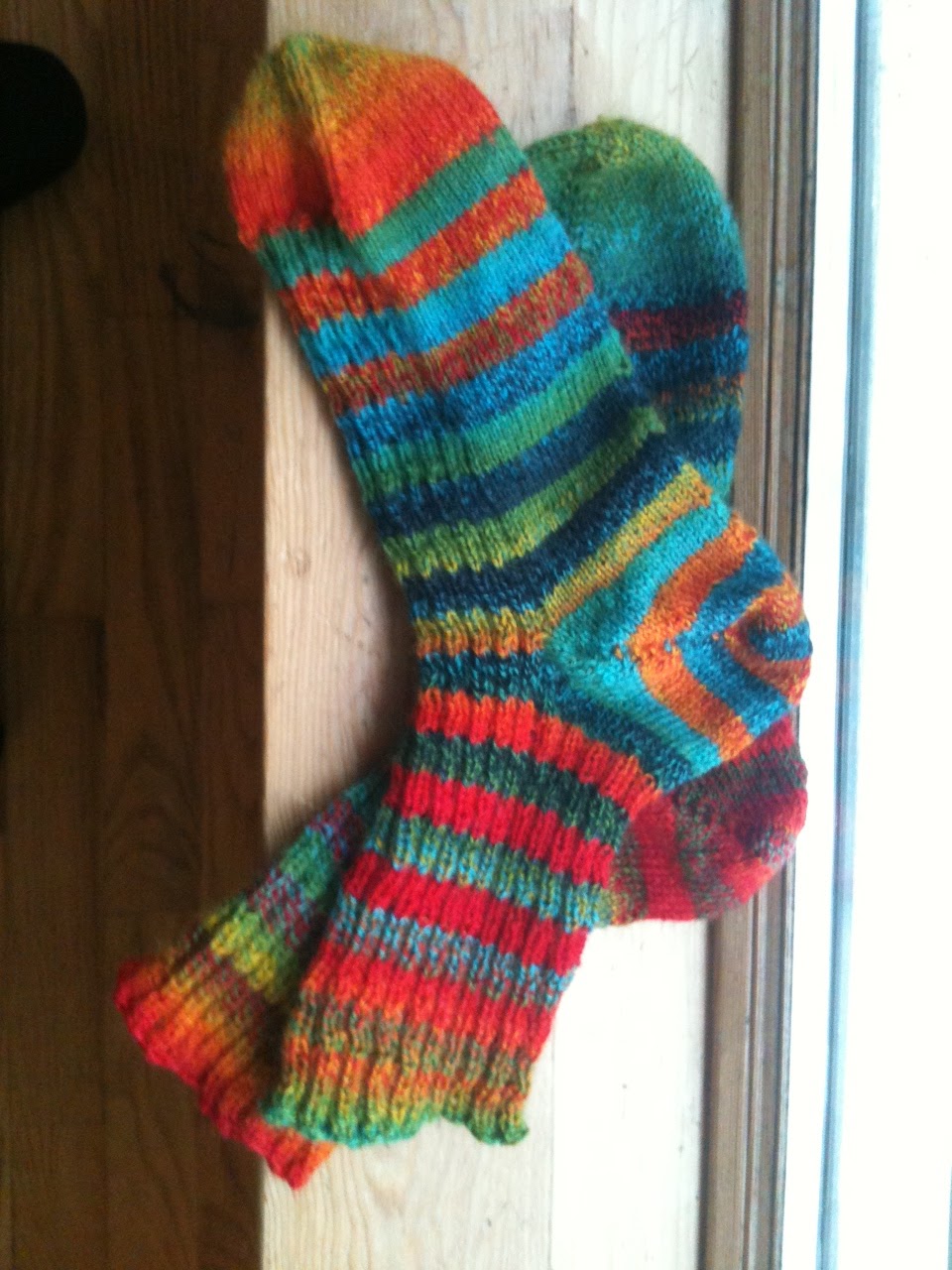 Knit Better Socks: Using Slow-Striping Yarns
