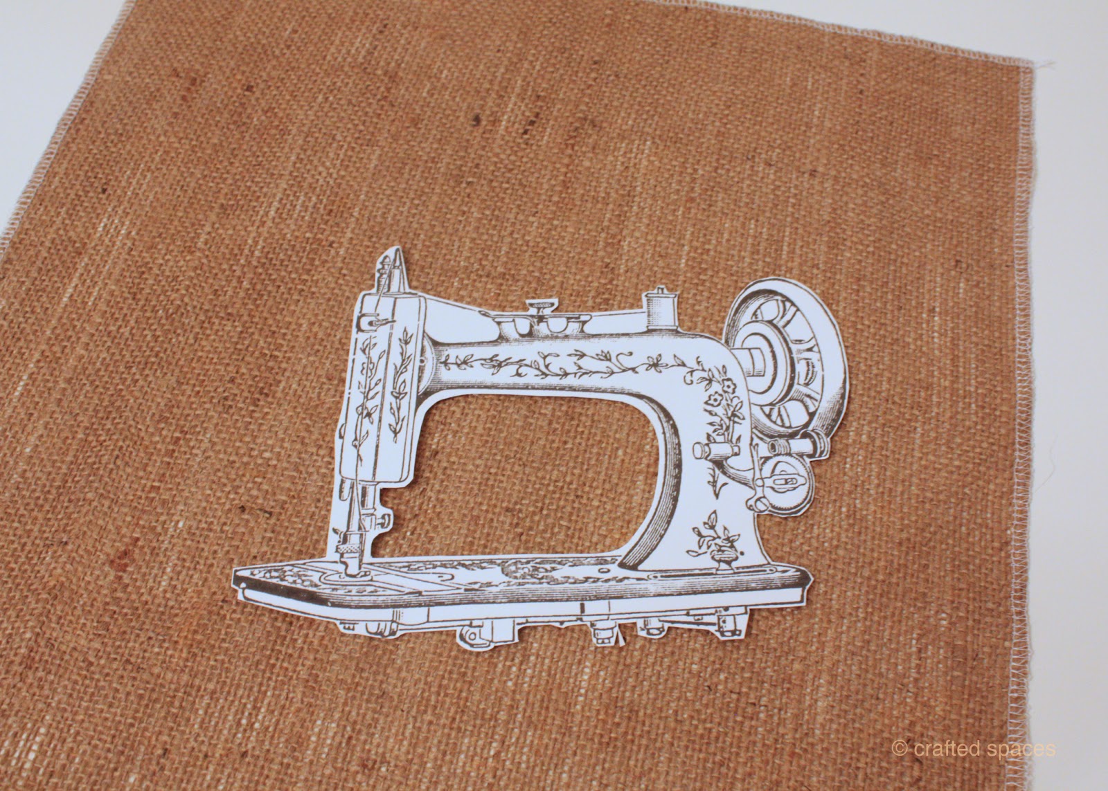 Crafted Spaces DIY Burlap Art