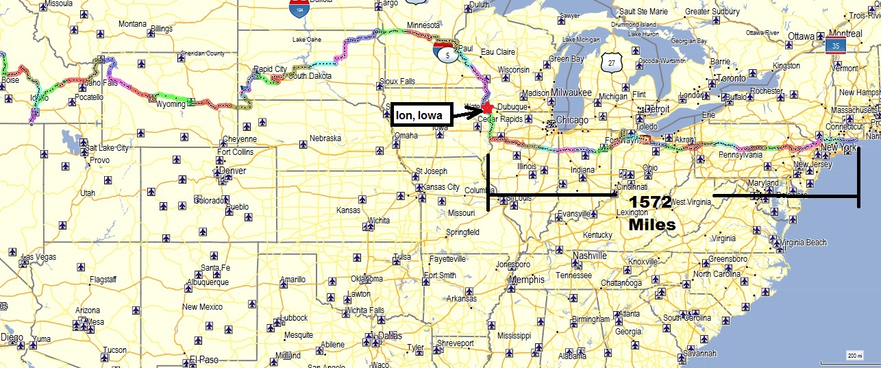 Wild West Tour ll Day 16 Dyersville Iowa > Ion, Iowa