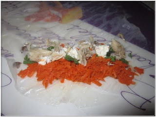 Recette asiatique facile et rapide des rouleaux de printemps aux carottes et au fromage