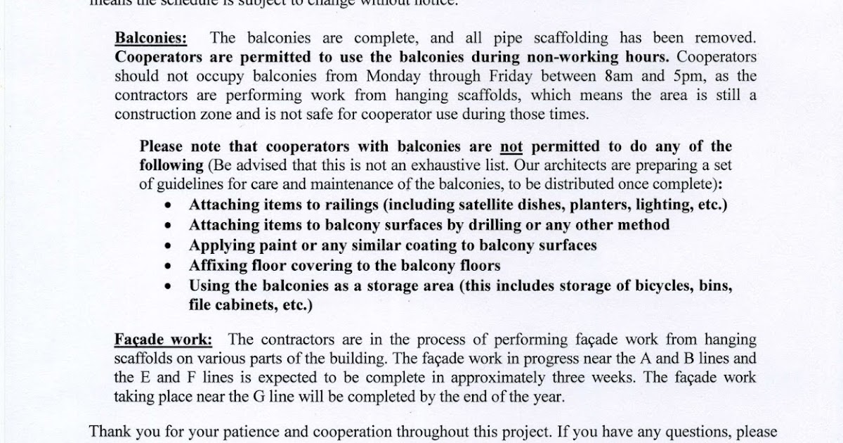 BronxPaperLover Balcony Notices Amalgamated Houses