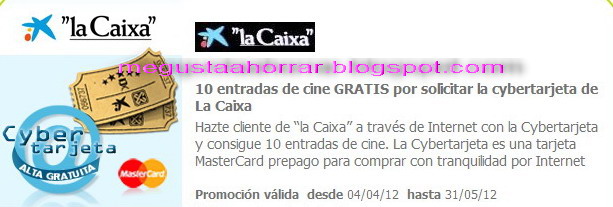 la caixa compra de entradas me gusta ahorrar 10 entradas de cine gratis la caixa compra de entradas me gusta ahorrar 10 entradas de cine gratis