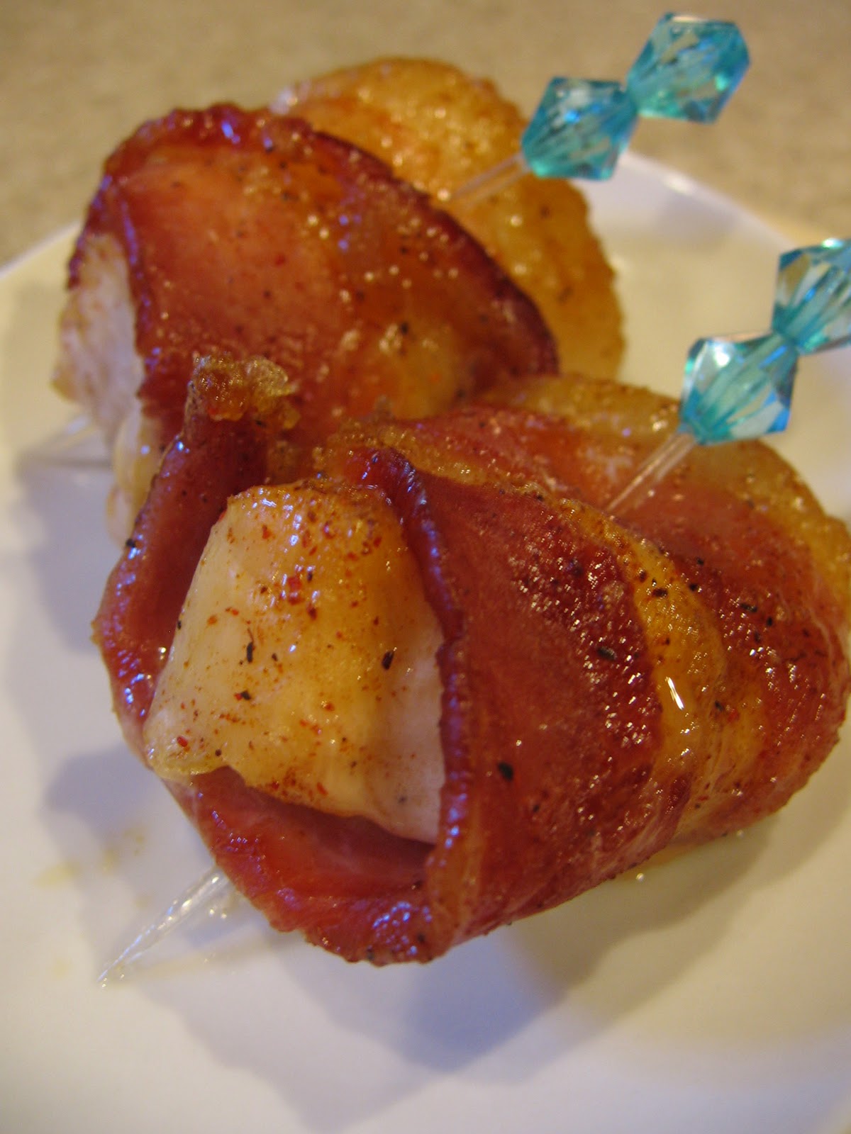 cookin' up north Paula's Bacon Wrapped Chicken Bites