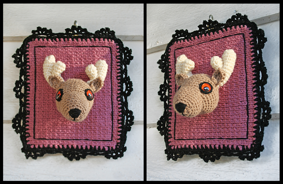 Curiosity Cabinet of XnPurPLe: Amigurumi Deer Head