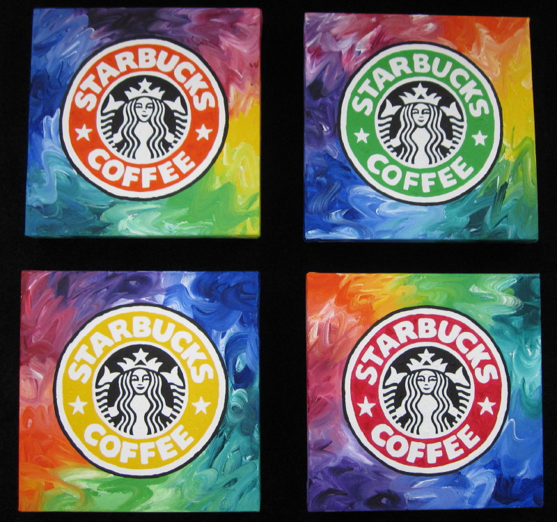 Stefanie Pop Art New Starbucks Commission Project