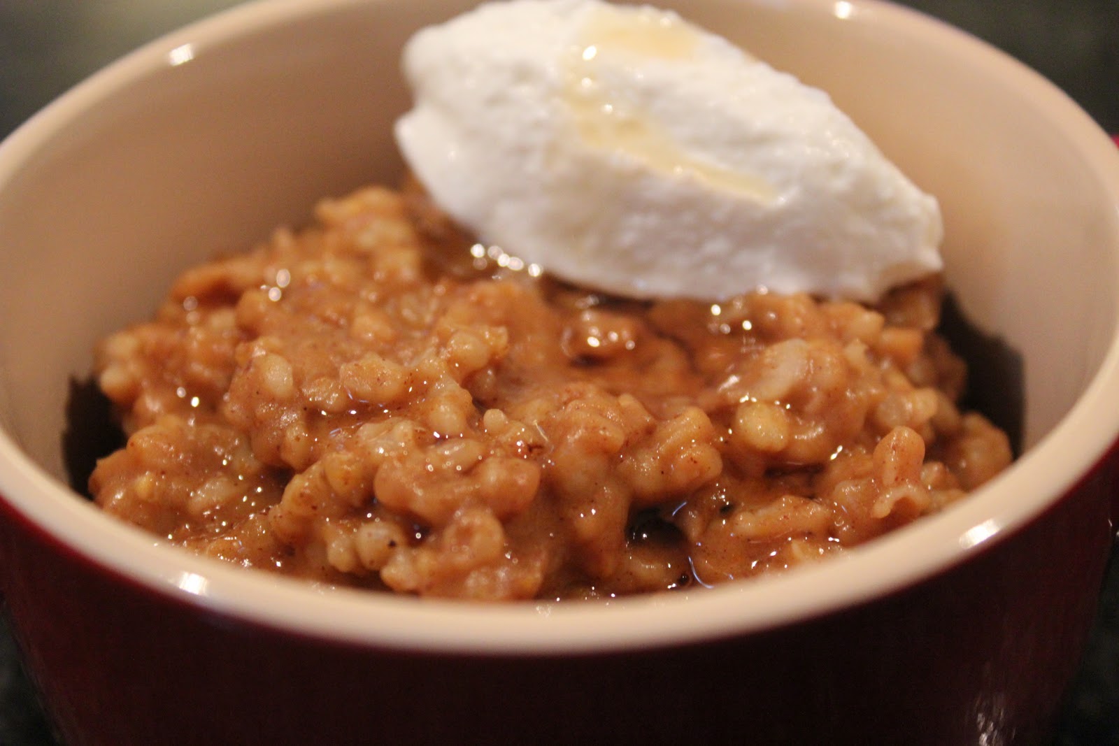 Delicious Dishings Baked Pumpkin Oatmeal With Greek Yogurt