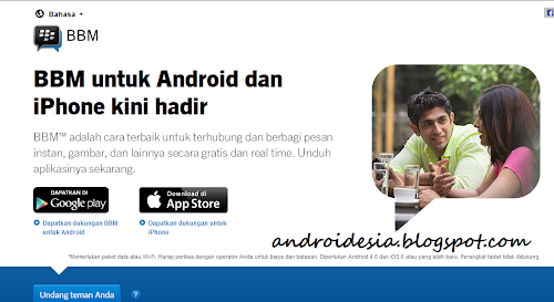 BBM untuk Android & iPhone Resmi telah Hadir