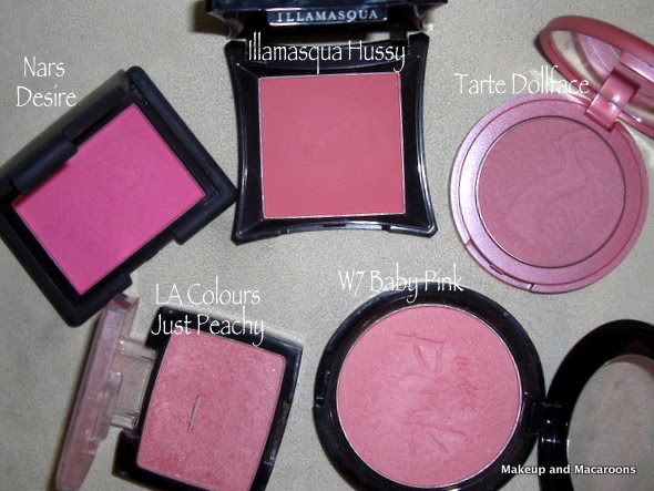 Makeup and Macaroons: Top 5 Tuesday - Pink blushes