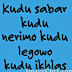 DP BBM Kudu Sabar Nerimo Legowo Ikhlas