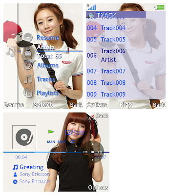 韓國女團Girl's Day SonyEricsson手機主題for Elm/Hazel/Yari/W20﹝240x320﹞