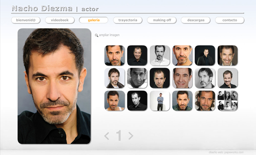 ver web del actor Nacho Diezma