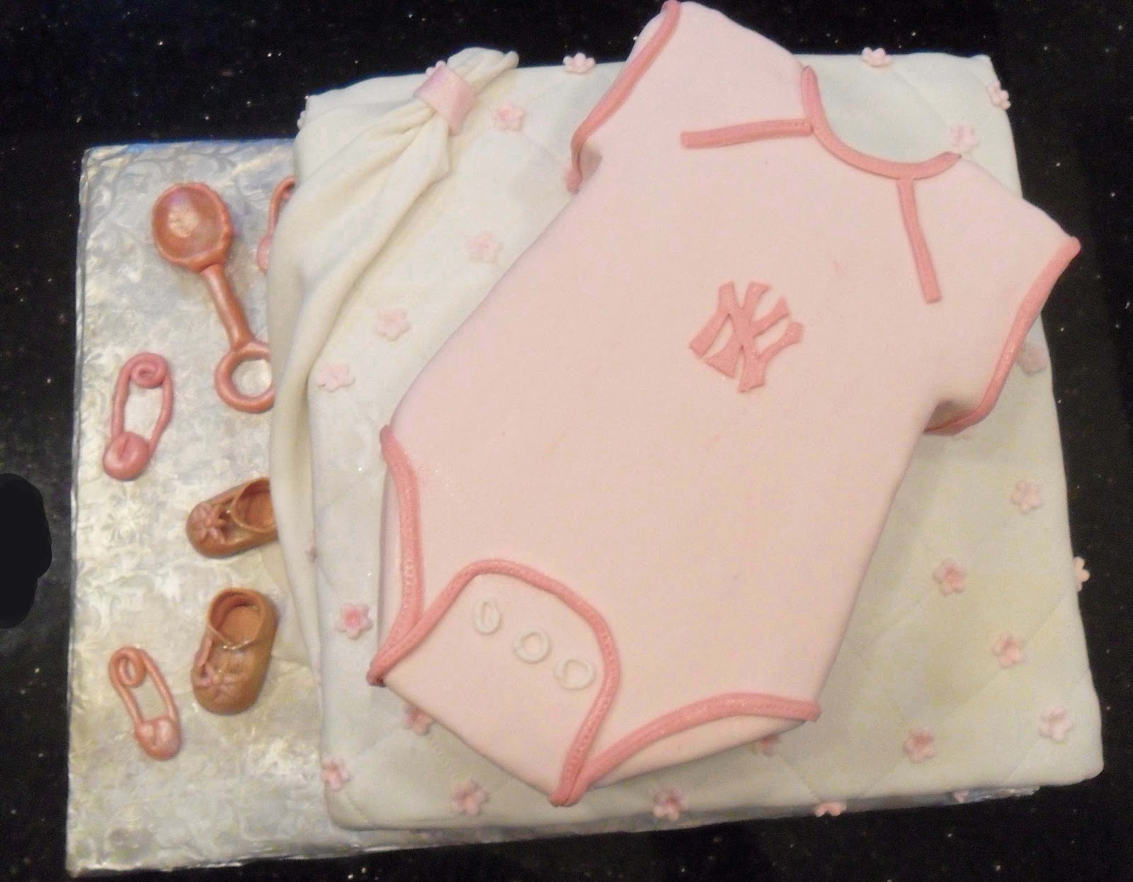 Artnscience Creations Onesie Themed Baby Shower Cake