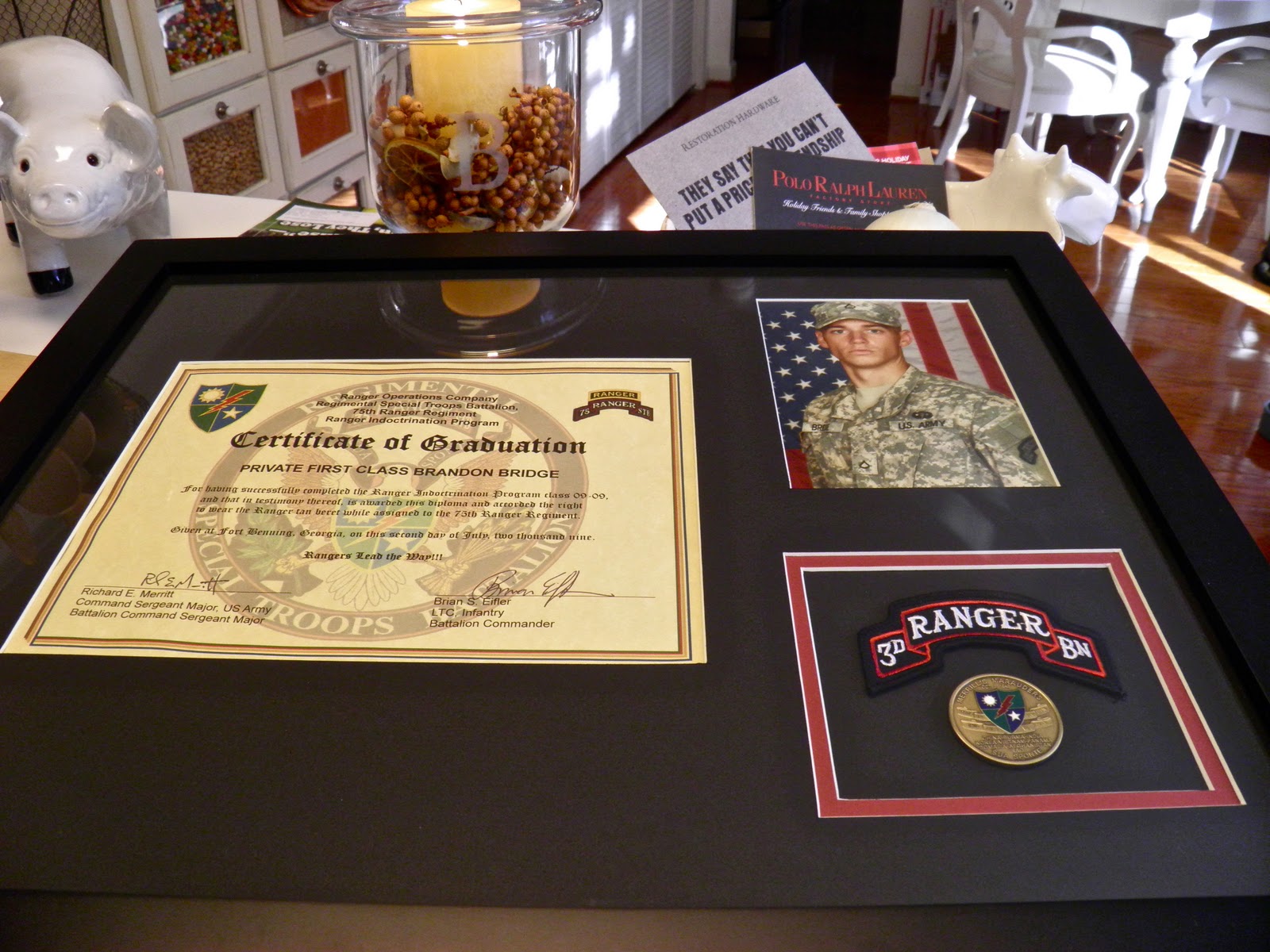 From Captain's Daughter to Army Mom And then... The wind blew!