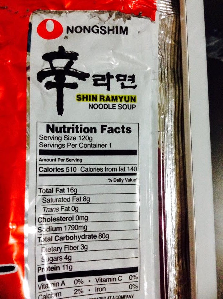 Me Myself and My Journey Food Review NongShim Shin Ramyun Noodle Soup