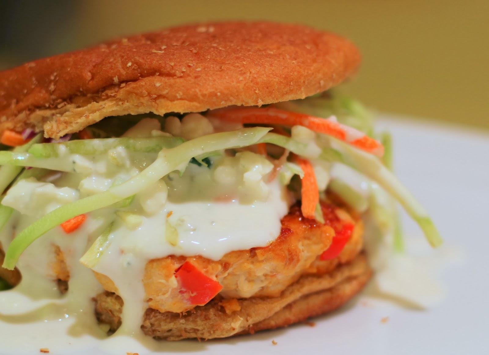 My SoCalled (Mommy) Life Buffalo Turkey Burgers with Blue Cheese