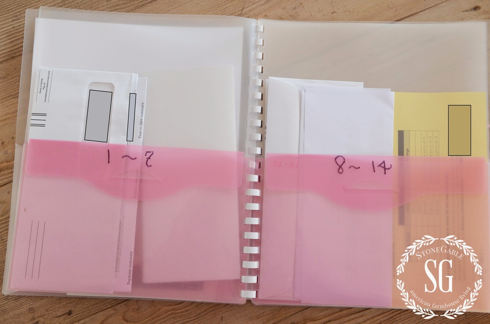 StoneGable EASY AND ORGANIZED BILL PAYING SYSTEM