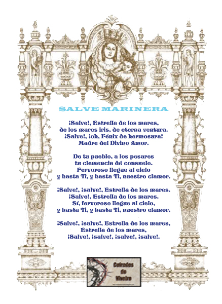 LETRA SALVE MARINERA letra salve marinera: