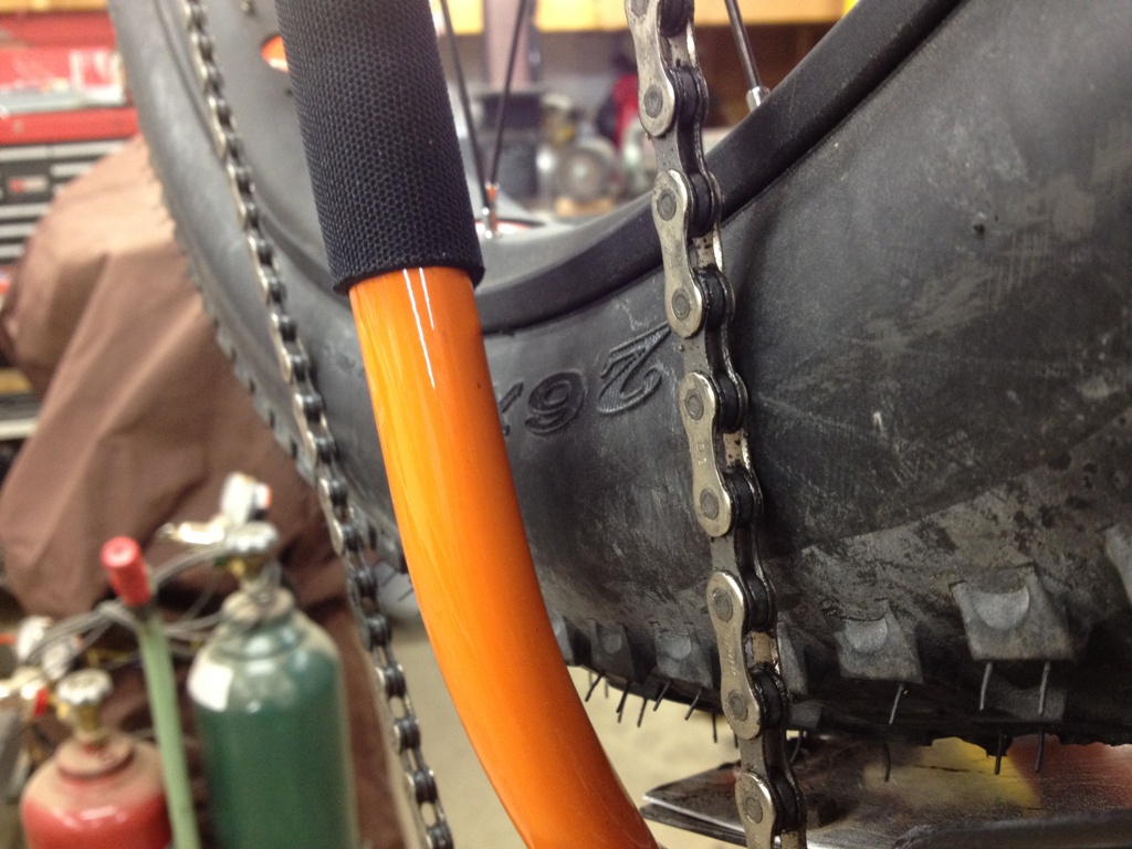 bike chain rubbing